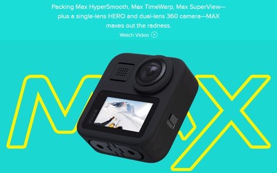 GoPro MAX固件更新 新增全景3K60幀 延時拍攝等功能