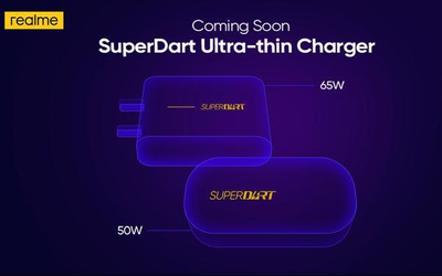 realme SuperDART充電器即將發(fā)布 便攜小巧最高65W