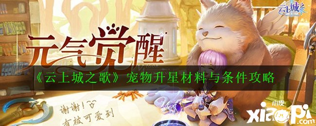 《云上城之歌》寵物升星質料與條件攻略